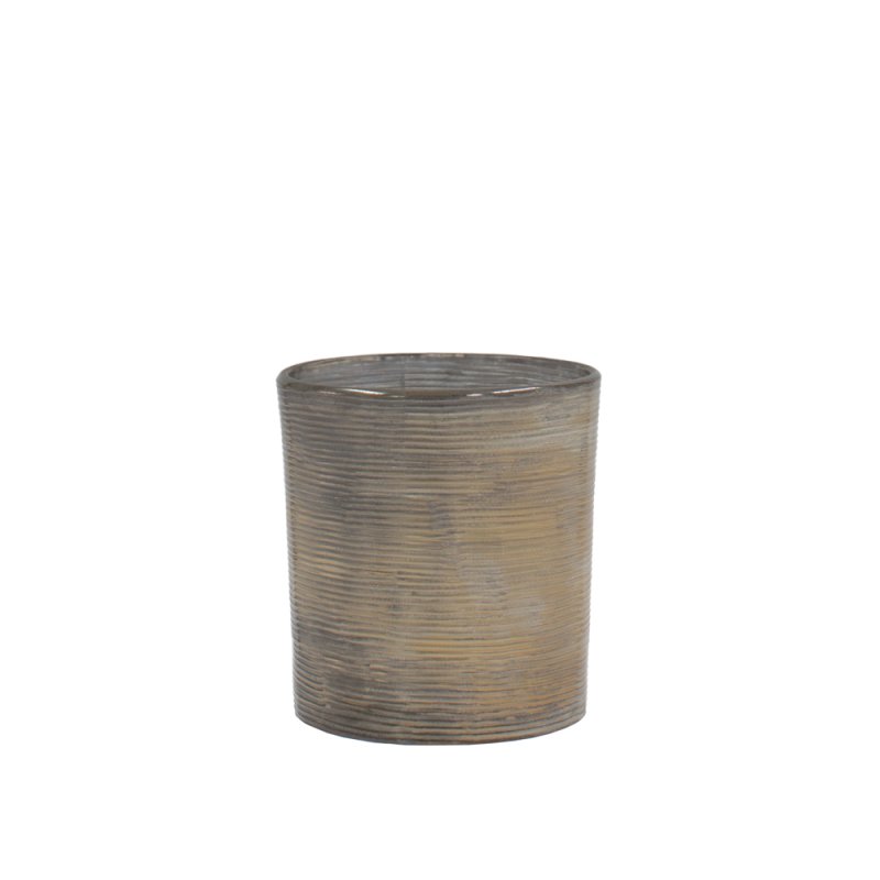 STRIA ΒΑΣΗ ΡΕΣΩ ΓΥΑΛΙ ΑΣΗΜΙ 7,5x7,5xH7,5cm
