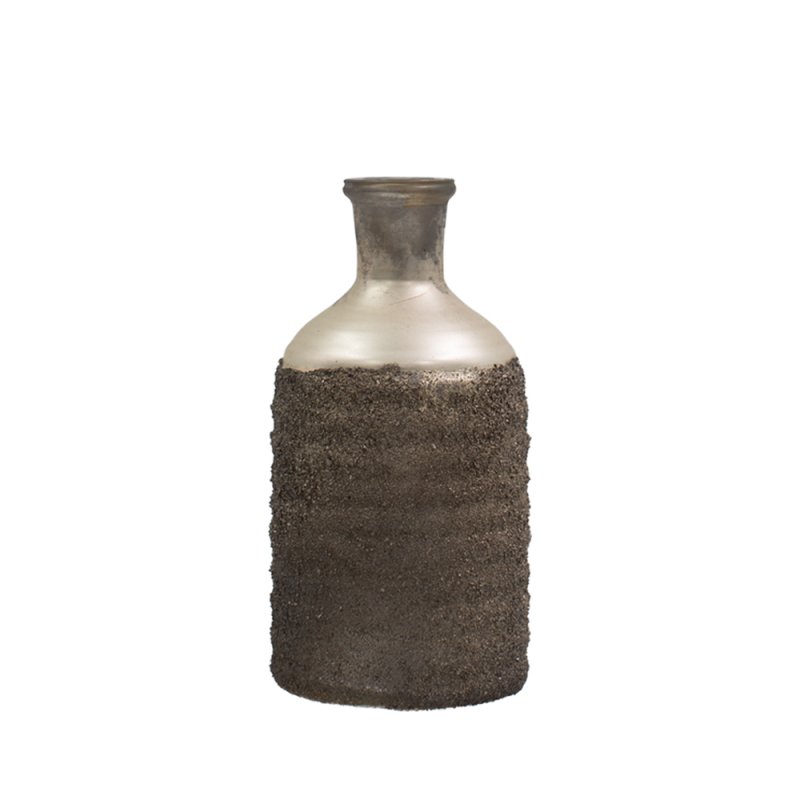 SILVER SUGAR ΜΠΟΥΚΑΛΑ ΓΥΑΛΙ ΑΣΗΜΙ 7x7xH14cm