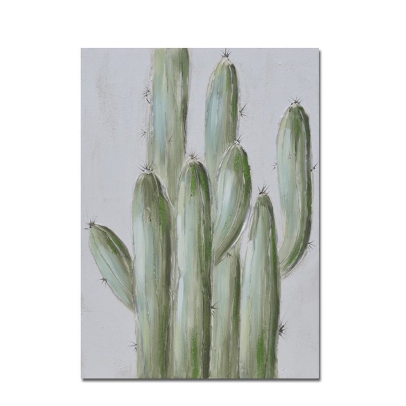 ARIZONA ΠΙΝΑΚΑΣ ΚΑΜΒΑΣ ΛΕΥΚΟ ΠΡΑΣΙΝΟ ΞΥΛΟ 50x70xH3cm