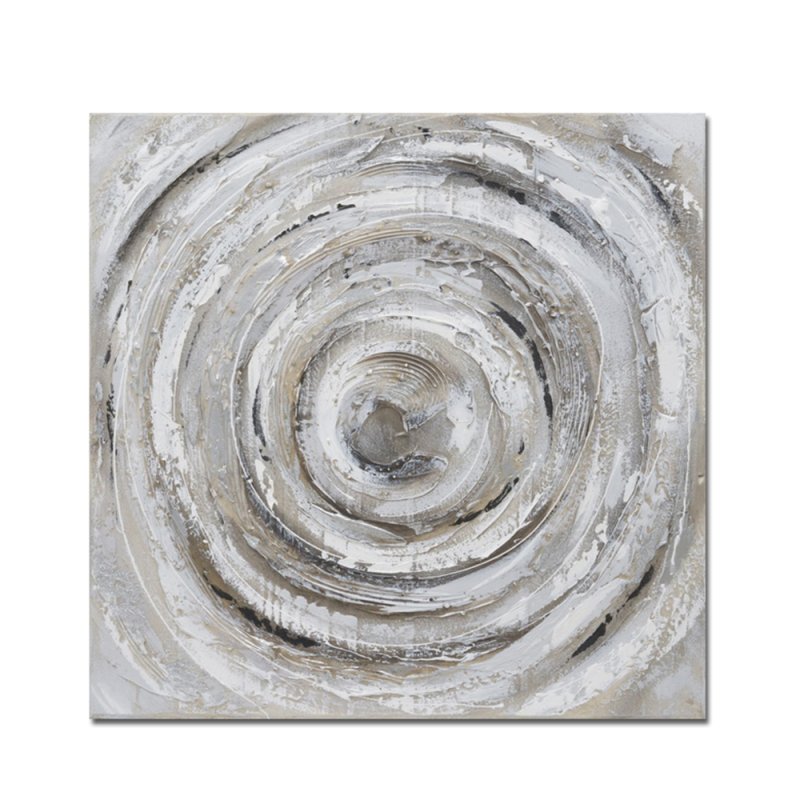 CONCENTRIC ΠΙΝΑΚΑΣ ΚΑΜΒΑΣ ΞΥΛΟ 80x80xH3cm