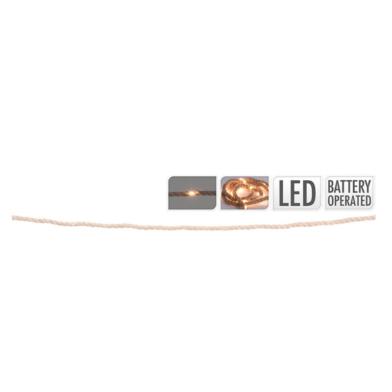 ROPE ΦΩΤΑΚΙΑ ΜΠΑΤΑΡΙΑΣ LED 150cm