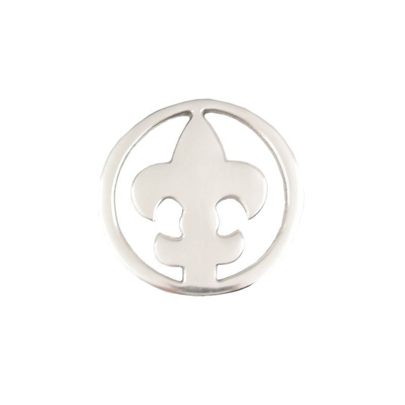 FLEUR DE LIS ΣΟΥΒΕΡ ΑΛΟΥΜΙΝΙΟ ΑΣΗΜΙ D9,7