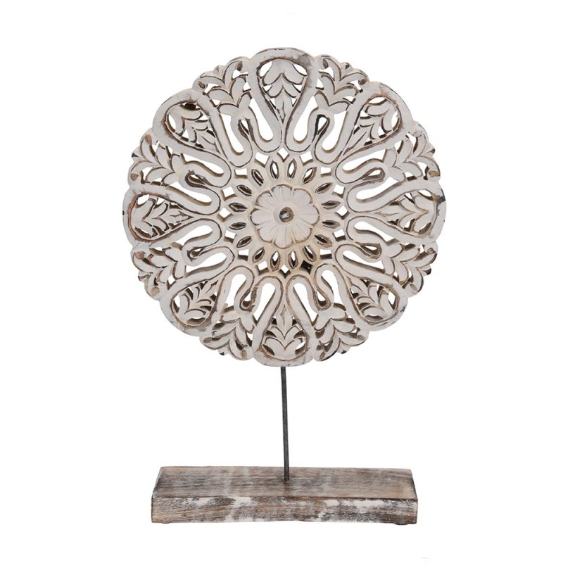 THAM DECO ΞΥΛΟ ΛΕΥΚΟ 30,5x7xH44,5cm