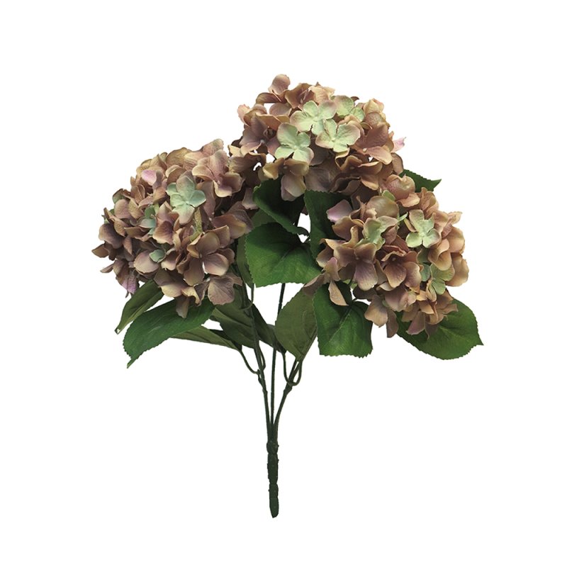 HYDRANGEA ΤΕΧΝΗΤΟ ΛΟΥΛΟΥΔΙ ΚΑΦΕ H45cm
