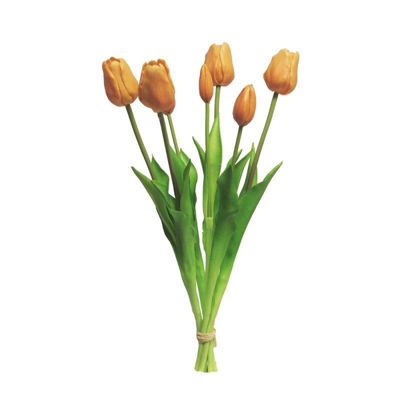 TULIP ΤΕΧΝΗΤΟ ΜΠΟΥΚΕΤΟ ΠΟΡΤΟΚΑΛΙ H47cm