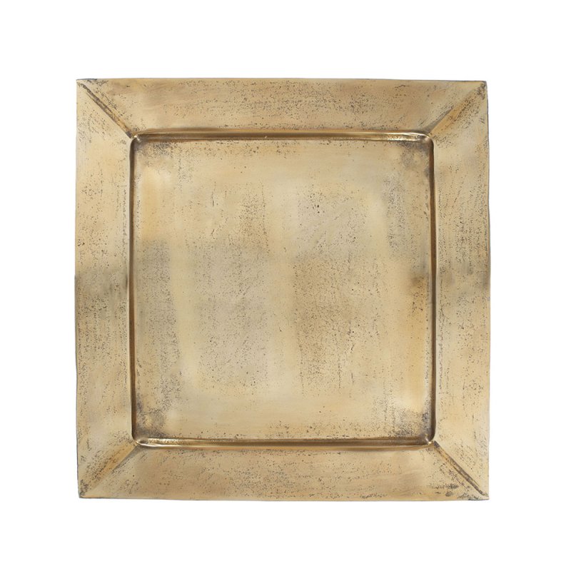 BRASS ΔΙΣΚΟΣ ΑΛΟΥΜΙΝΙΟ BRASS ANTIKE 50x50xH2,5cm