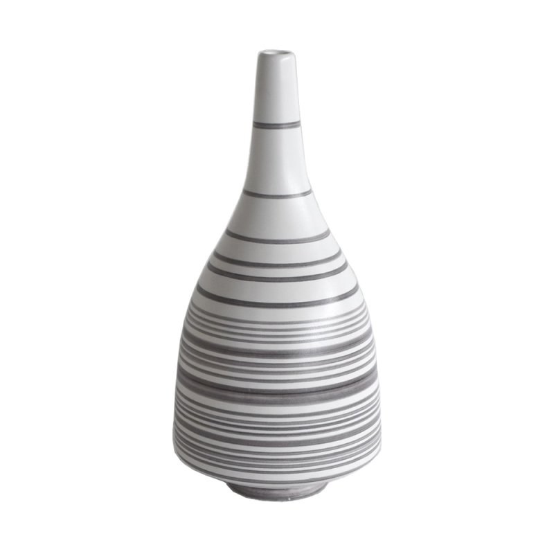 DUTCH ΒΑΖΟ ΚΕΡΑΜΙΚΟ ΛΕΥΚΟ ΜΩΒ D15xH30cm