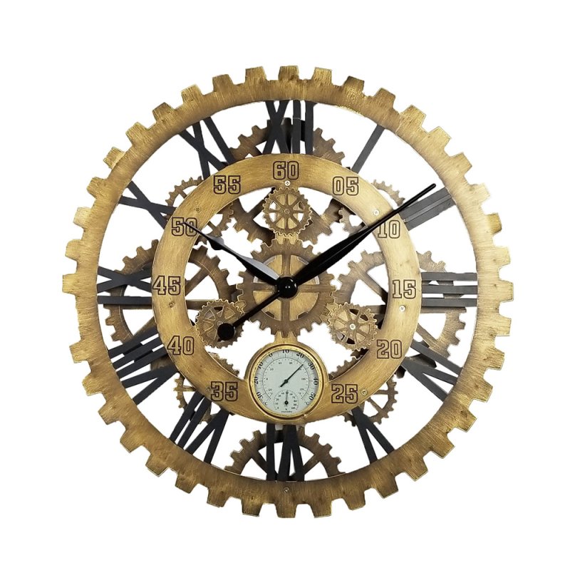 GRENAGE 2 ΡΟΛΟΪ ΤΟΙΧΟΥ MDF ΧΡΥΣΟ D60xH7,5cm