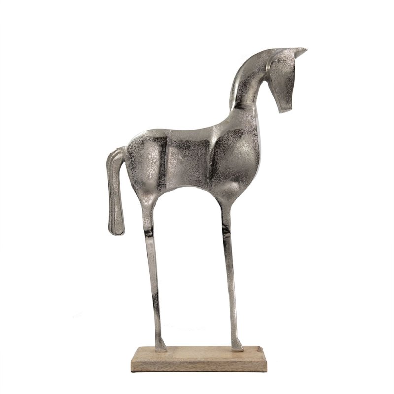 IPPOS DECO ΑΛΟΓΟ ΞΥΛΟ ΑΣΗΜΙ 50x11xH65cm