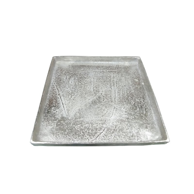 ETHEL 2 DECO ΔΙΣΚΟΣ ΑΛΟΥΜΙΝΙΟ ΑΣΗΜΙ 30x30xH3cm
