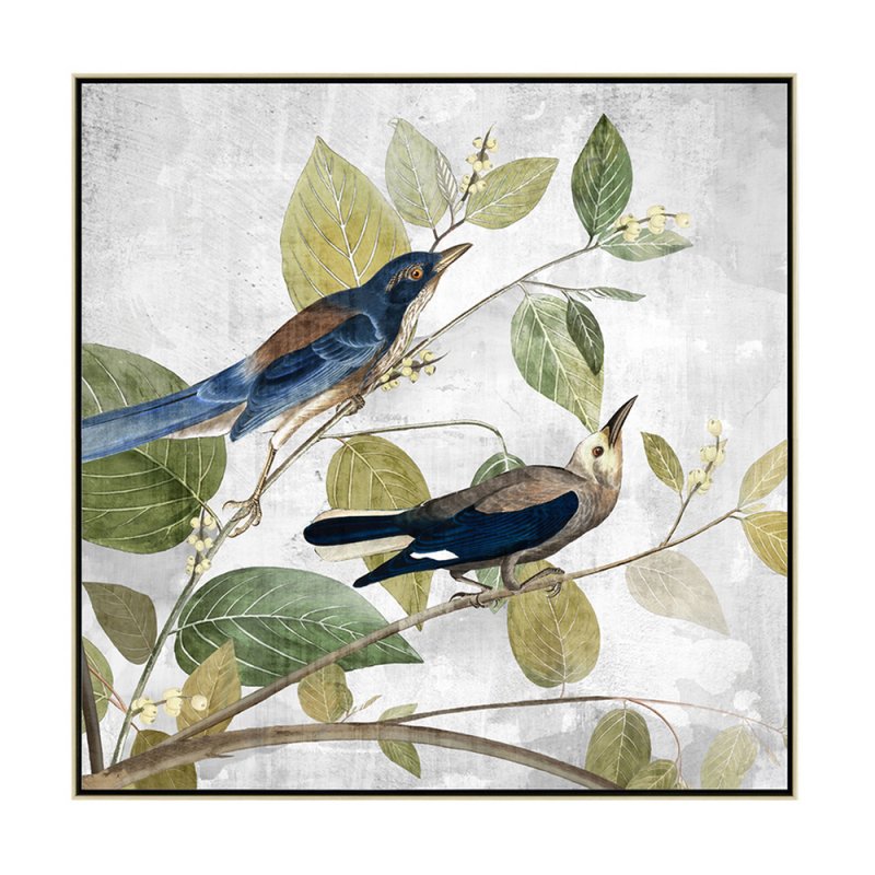 SPRING 1 ΠΙΝΑΚΑΣ ΚΑΜΒΑΣ ΠΟΛΥΧΡΩΜΟ ΞΥΛΟ 82,5x82,5xH4,5cm