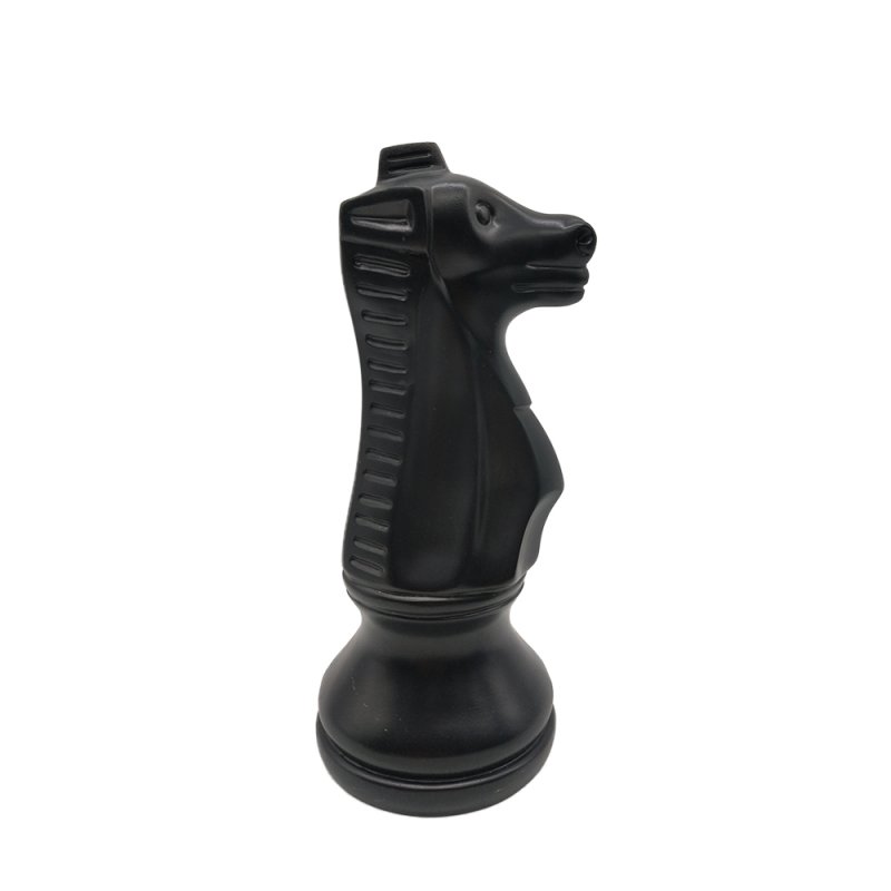THE HORSE DECO ΠΙΟΝΙ POLYRESIN ΜΑΥΡΟ D11xH25cm