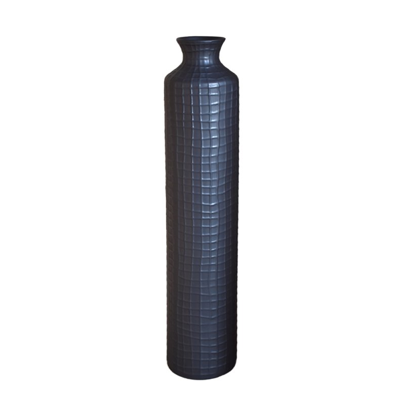 EXCLUSIVE ΒΑΖΟ ΚΕΡΑΜΙΚΟ ΜΑΥΡΟ ΜΑΤ D13xH60cm