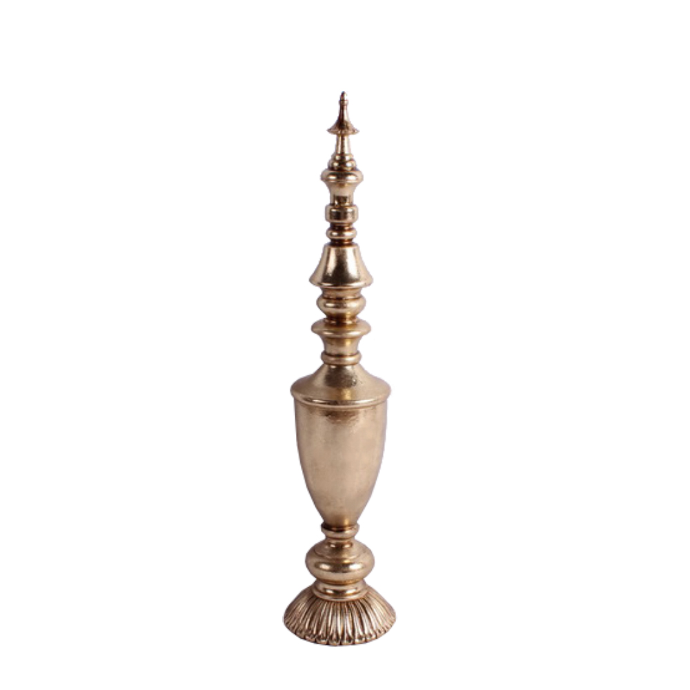 CENCER 1 DECO POLYRESIN ΧΡΥΣΟ D10,3xH46,8cm