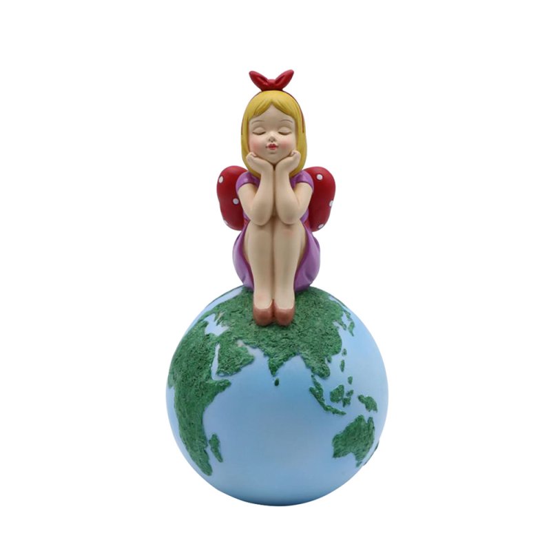 TRAVEL GIRL 4 DECO POLYRESIN ΠΟΛΥΧΡΩΜΟ D12,5xH24,5cm