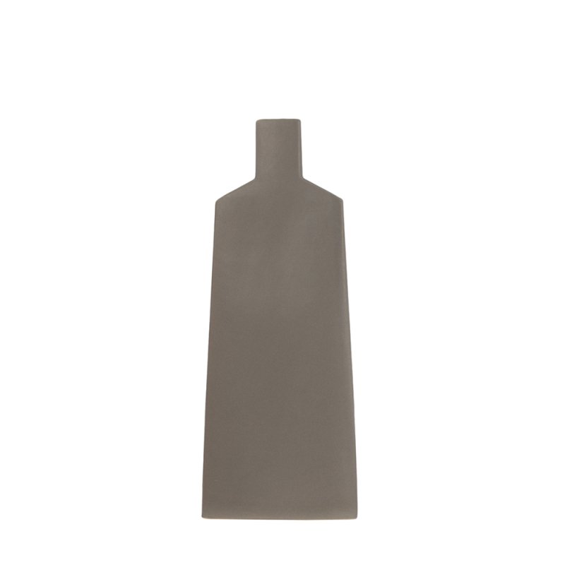 LUI ΒΑΖΟ ΚΕΡΑΜΙΚΟ ΓΚΡΙ ΜΑΤ 10,5x4xH32,5cm