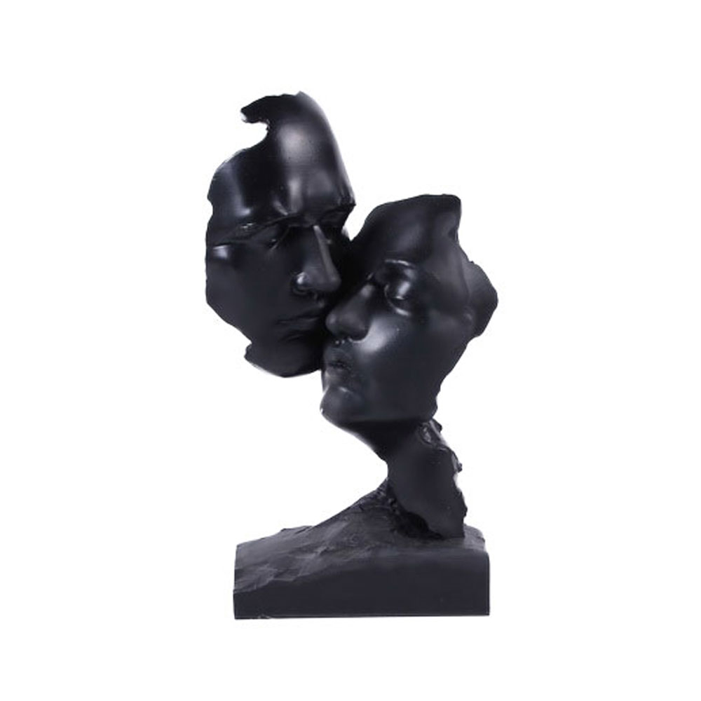 SENTI DECO ΠΡΟΣΩΠΟ POLYRESIN ΜΑΥΡΟ 16,5x8xH29,5cm