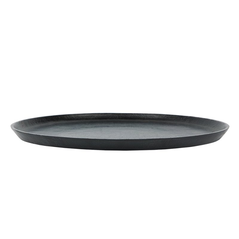 LUNA ΔΙΣΚΟΣ ΔΙΑΚΟΣΜΗΣΗΣ ΑΛΟΥΜΙΝΙΟ ΜΑΥΡΟ D36xH2cm