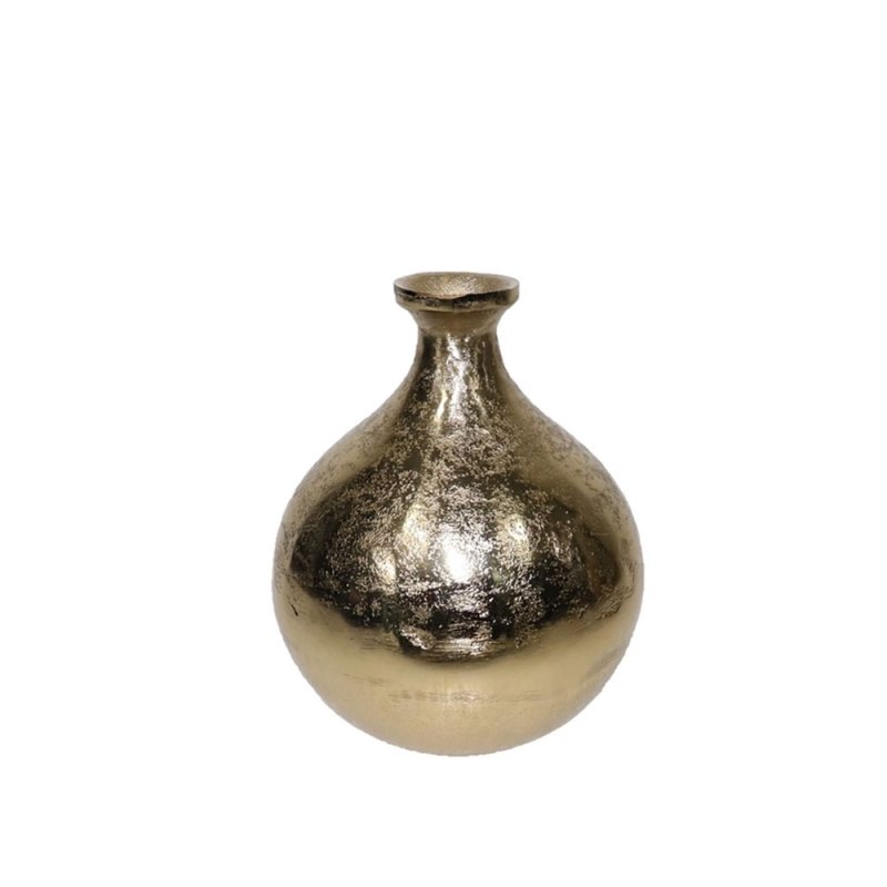 BARNA ΒΑΖΟ ΑΛΟΥΜΙΝΙΟ ΧΡΥΣΟ D13xH17cm