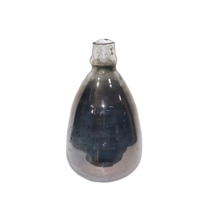 AMONG ΒΑΖΟ ΓΥΑΛΙ ΓΚΡΙ D20xH34cm
