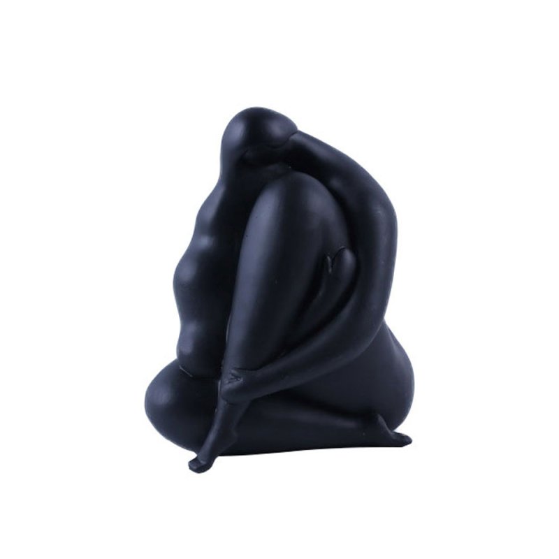CHEVEU BLACK 1 ΔΙΑΚΟΣΜΗΤΙΚΗ ΦΙΓΟΥΡΑ POLYRESIN ΜΑΥΡΟ 18x13xH20,5cm