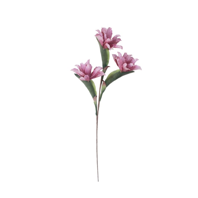 ROZE 2 ΤΕΧΝΗΤΟ ΛΟΥΛΟΥΔΙ EVA FOAM ΡΟΖ ΛΙΛΑ H105cm