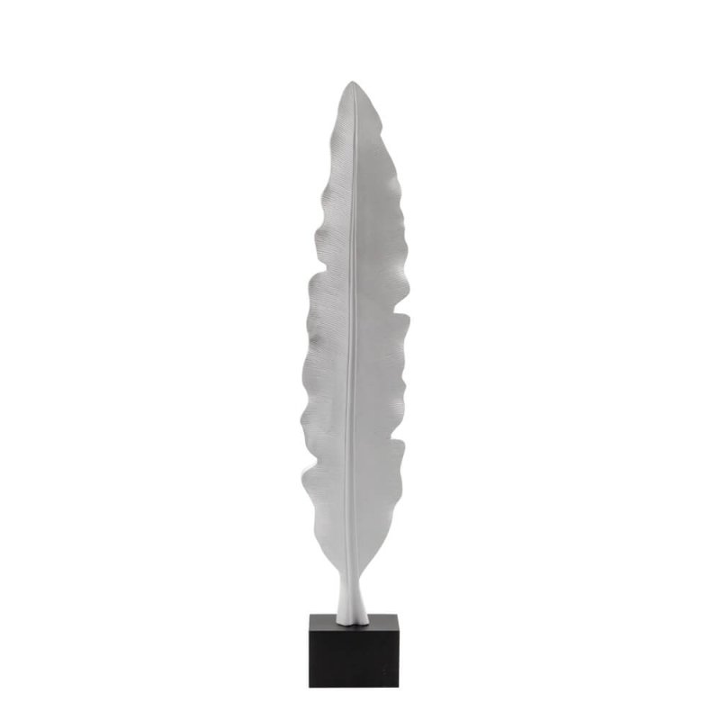 FEATHERS DECO ΦΤΕΡΟ POLYRESIN ΛΕΥΚΟ 14x11xH74cm