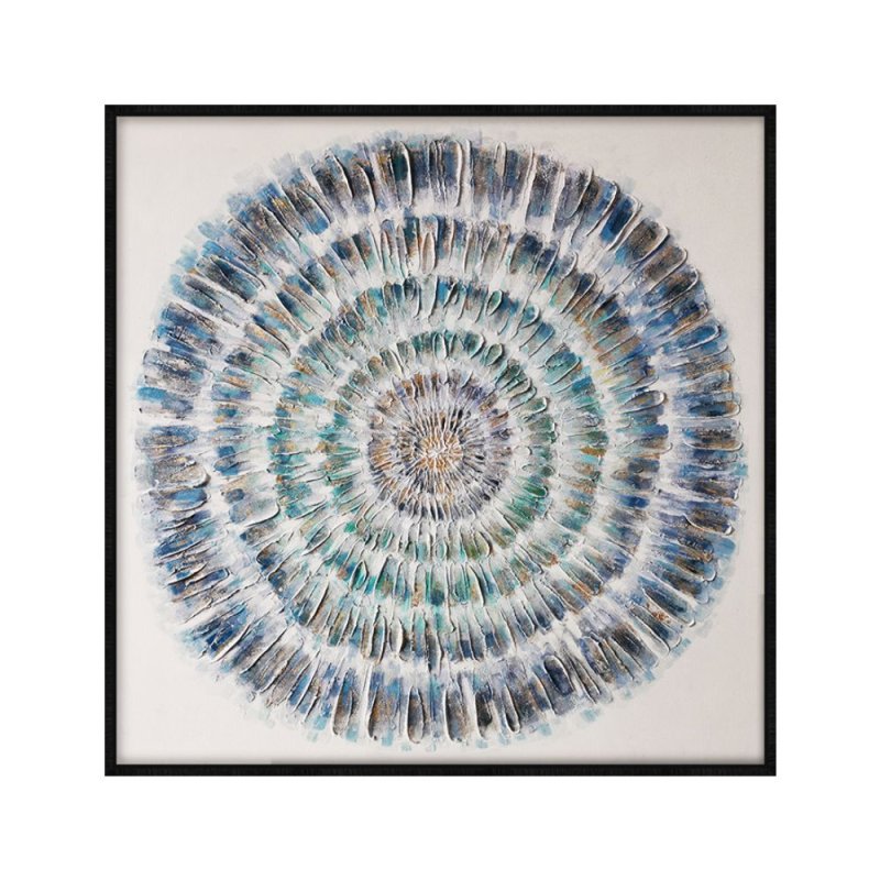 SEME 1 ΠΙΝΑΚΑΣ ΚΑΜΒΑΣ ΠΟΛΥΧΡΩΜΟ ΞΥΛΟ 82x82xH4,5cm