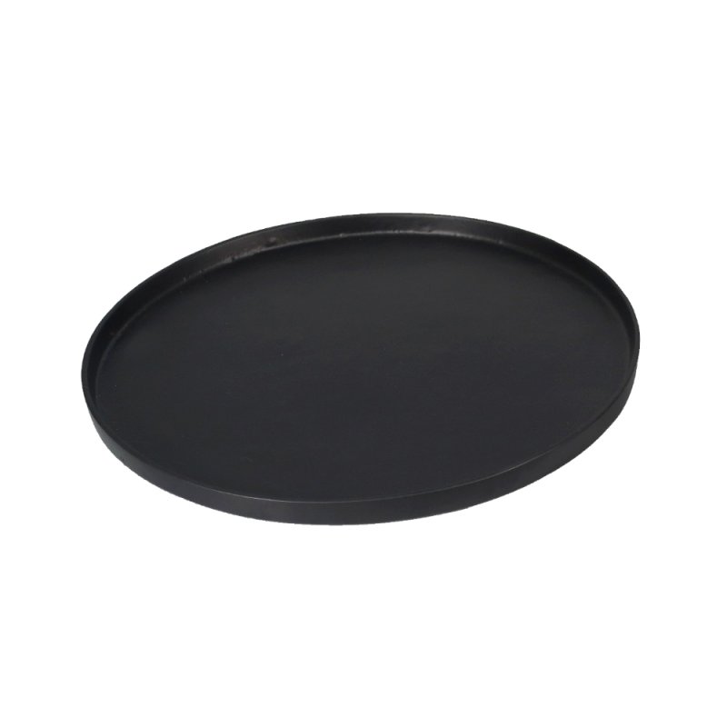 HOB ΔΙΣΚΟΣ ΑΛΟΥΜΙΝΙΟ ΜΑΥΡΟ D40xH2,5cm