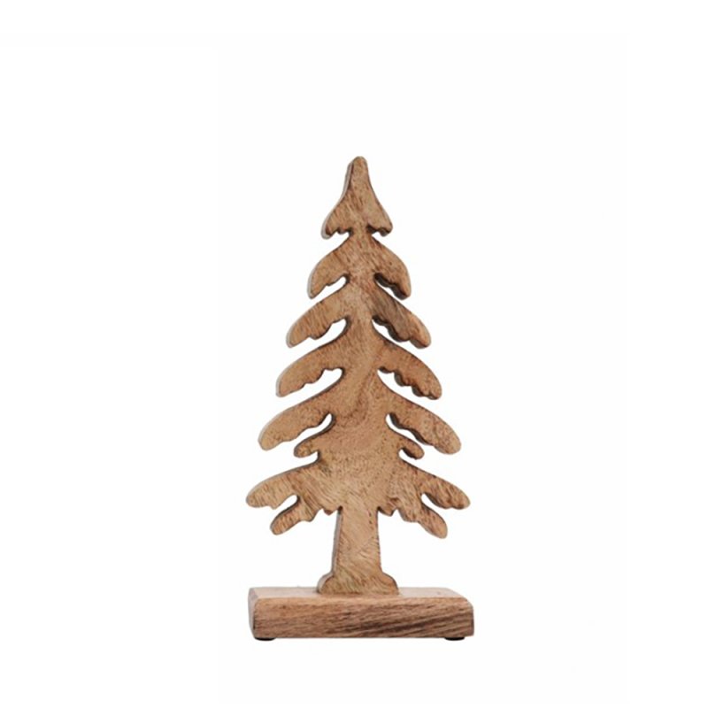 XMAS SEDIR S ΔΕΝΤΡΟ ΞΥΛΟ MANGO ΦΥΣΙΚΟ 11,5x6xH23cm