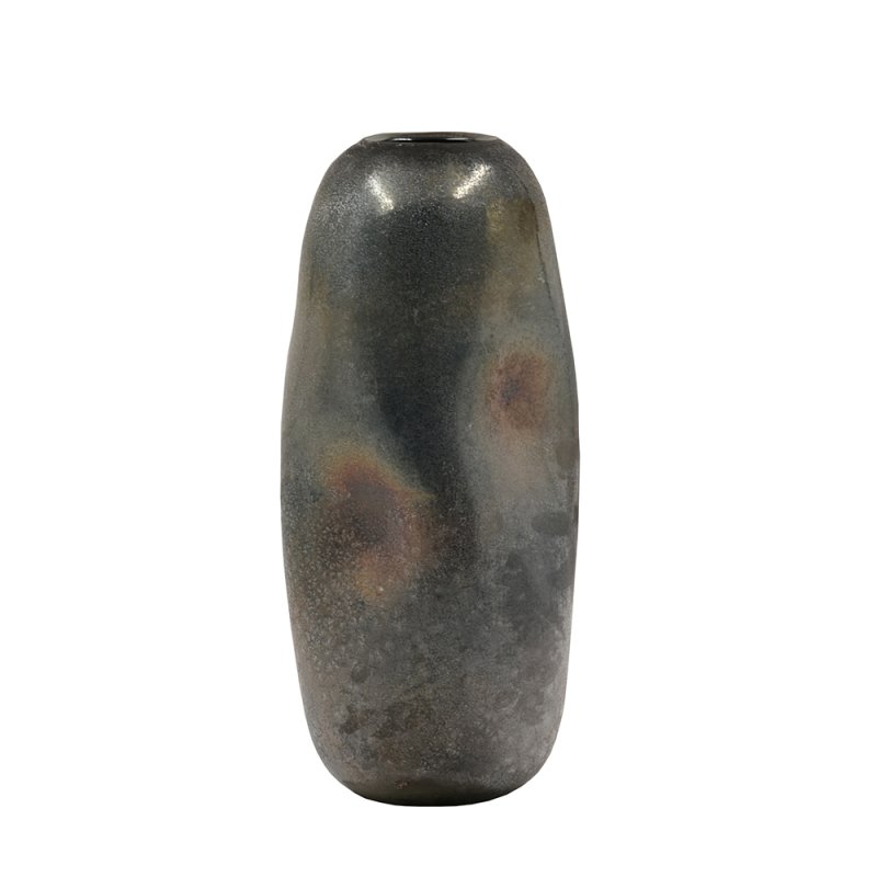 RUSTY ΒΑΖΟ ΓΥΑΛΙ RUSTY BROWN 15,5x14,5xH35cm