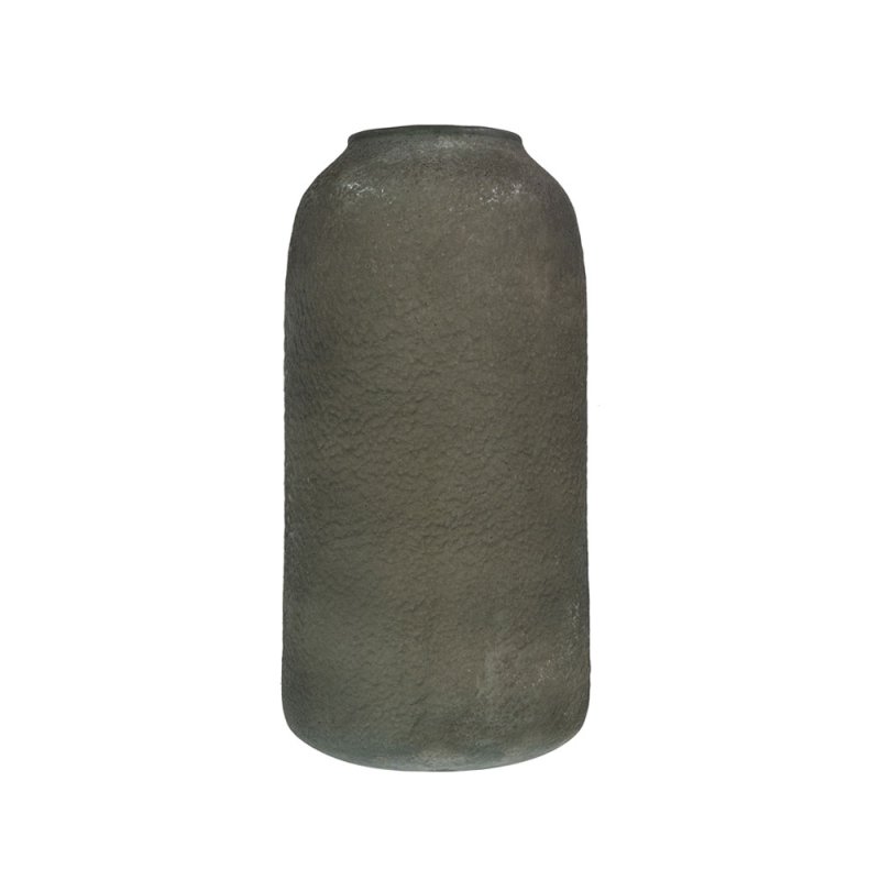 CARBON ΒΑΖΟ ΓΥΑΛΙ ΜΑΥΡΟ D12xH25cm