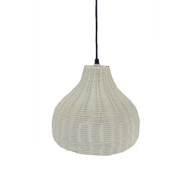 TRECCE ΦΩΤΙΣΤΙΚΟ ΟΡΟΦΗΣ ΜΕΤΑΛΛΟ ΛΕΥΚΟ D26xH22cm