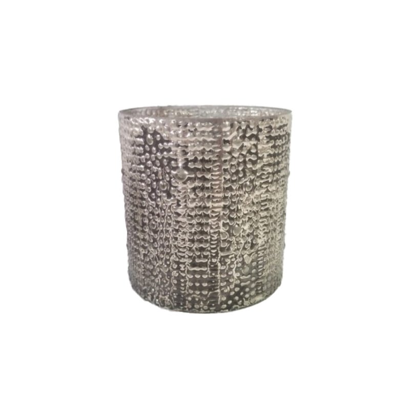 SEMRA ΒΑΖΟ ΓΥΑΛΙ ΧΡΥΣΟ ΜΠΡΟΝΖΕ D13xH16cm