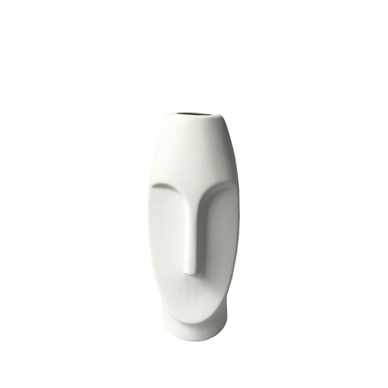 NILAI ΒΑΖΟ POLYRESIN ΛΕΥΚΟ 10,2x9,5xH24,5cm