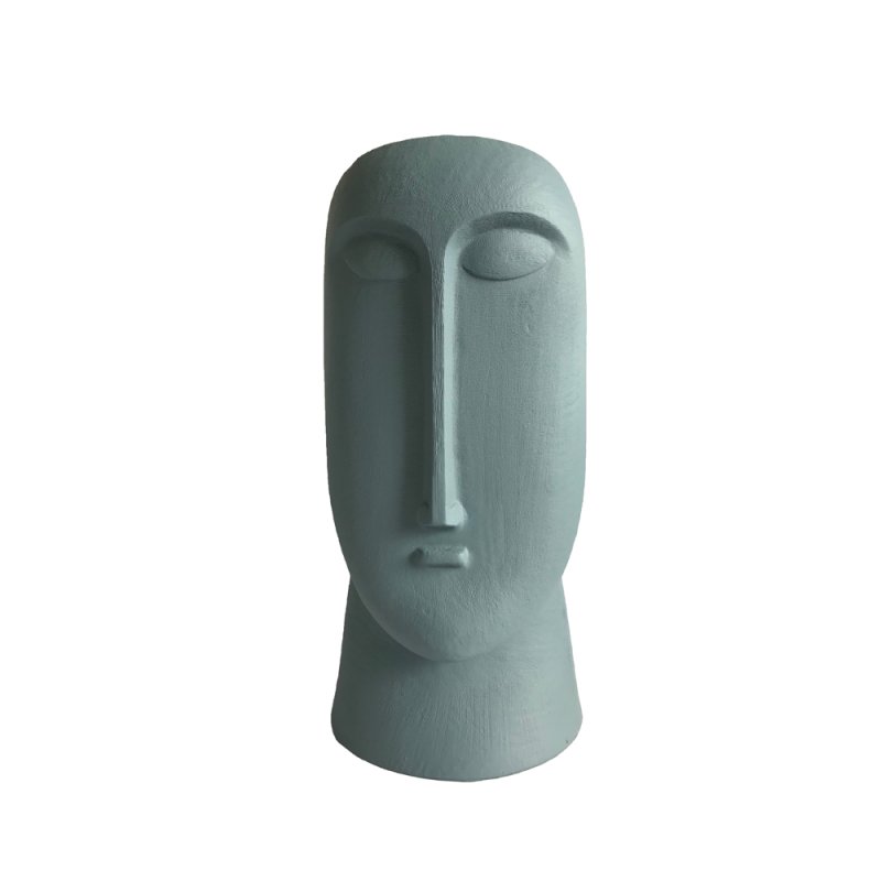 SEBAI ΒΑΖΟ POLYRESIN ΓΚΡΙ 17x14xH31cm