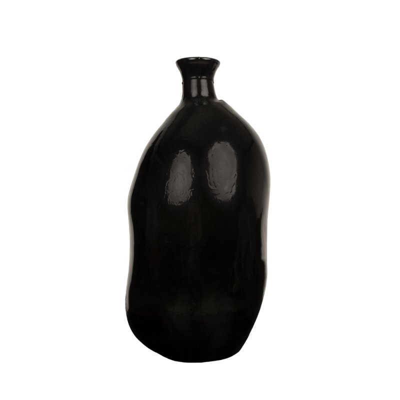 STARLESS SKY ΜΠΟΥΚΑΛΑ ΑΝΑΚΥΚΛΩΜΕΝΟ ΓΥΑΛΙ ΜΑΥΡΟ D25xH50cm