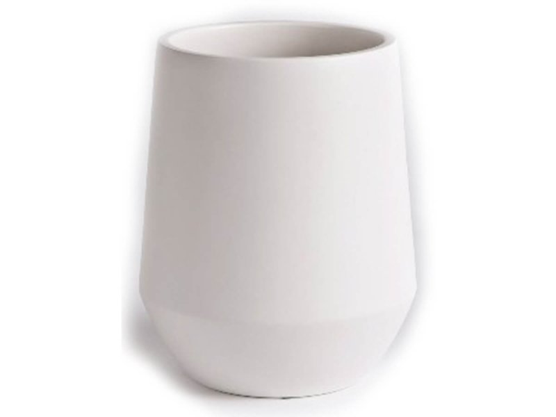 FUSION ΒΑΖΟ ΚΕΡΑΜΙΚΟ ΛΕΥΚΟ D18xH26cm