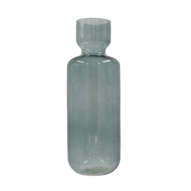 VERT ΒΑΖΟ ΓΥΑΛΙ ΔΙΑΦΑΝΟ ΠΡΑΣΙΝΟ D14xH38cm