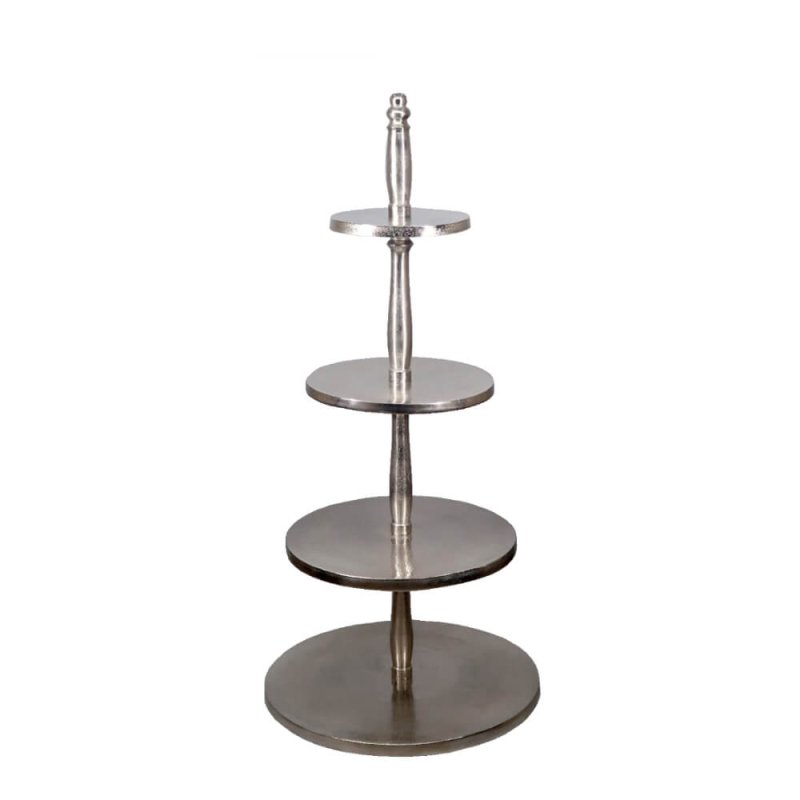 MISSI STAND 4ΘΕΣΕΩΝ ΑΛΟΥΜΙΝΙΟ ΑΣΗΜΙ D26 / 35 / 44 / 55xH128cm