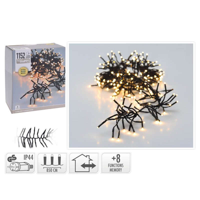 XMAS LEGER 1152 LED ΘΕΡΜΟ ΦΩΣ LED