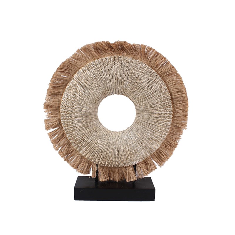 ARAMBAI ΔΙΑΚΟΣΜΗΤΙΚΟ TOTEM POLYRESIN ΧΡΥΣΟ ΜΑΥΡΟ 29x8xH38cm