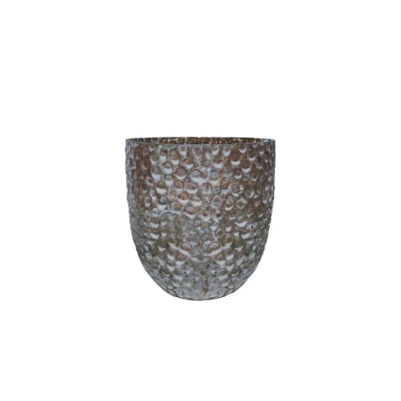 RANA ΒΑΣΗ ΡΕΣΩ ΓΥΑΛΙ ΓΚΡΙ 10x4xH12cm