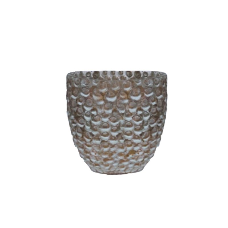 RANA ΒΑΣΗ ΡΕΣΩ ΓΥΑΛΙ ΓΚΡΙ D8xH9cm