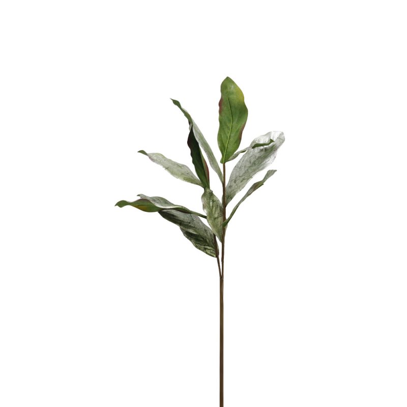 MAGNOLIA LEAVES ΚΛΑΔΙ ΤΕΧΝΗΤΟ ΥΦΑΣΜΑ PVC ΠΡΑΣΙΝΟ H78cm