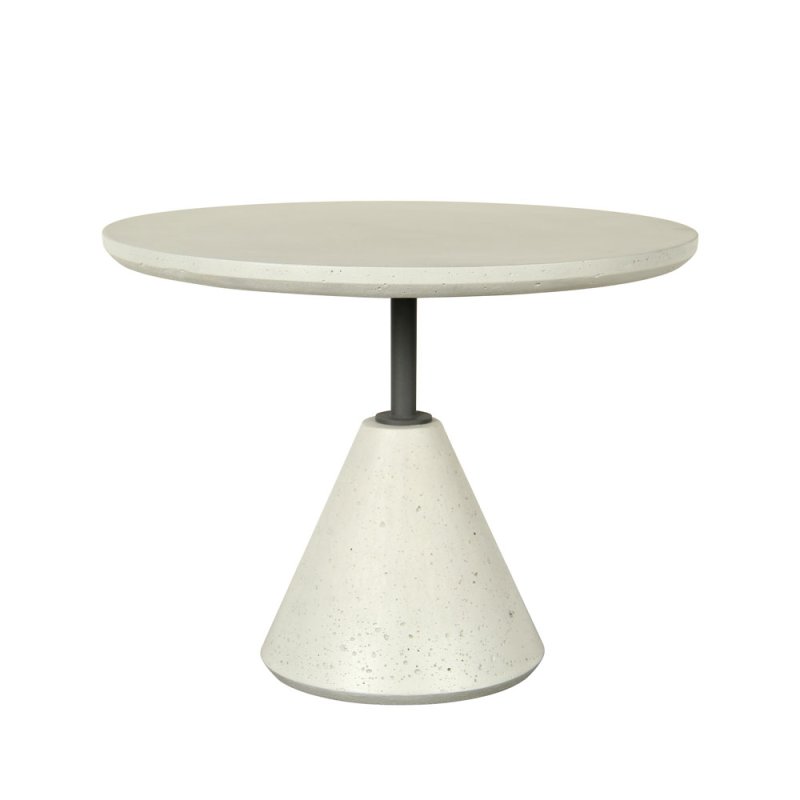 LAVA COFFEE TABLE ΓΚΡΙ ΑΝΟΙΧΤΟ 60x60xH46cm
